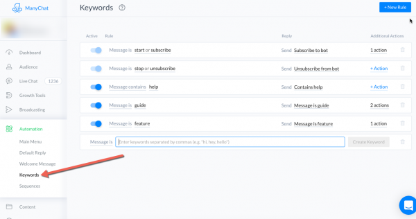 using-keywords-to-automate-your-bot-replies-1